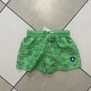 💚SALE $5/20 or $7/30 H&M Green Dinosaur Pattern Kids Shorts